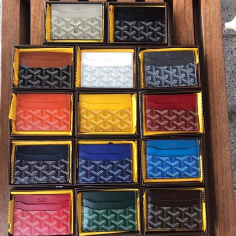 best goyard card wallet colour reddit|authentic Goyard card holder.